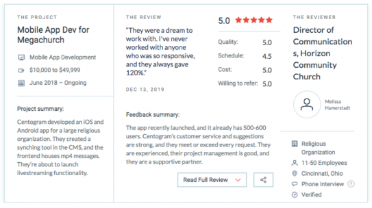 Centogram Provides 5 Star Customer Service